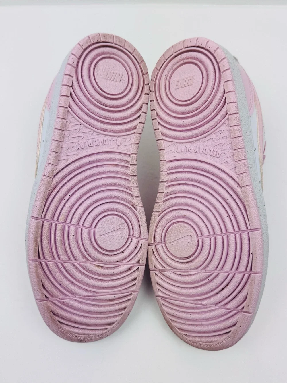 Nike Court Borough Low Recraft GS. White/ Pink. Youth size 3.5. Great condition.